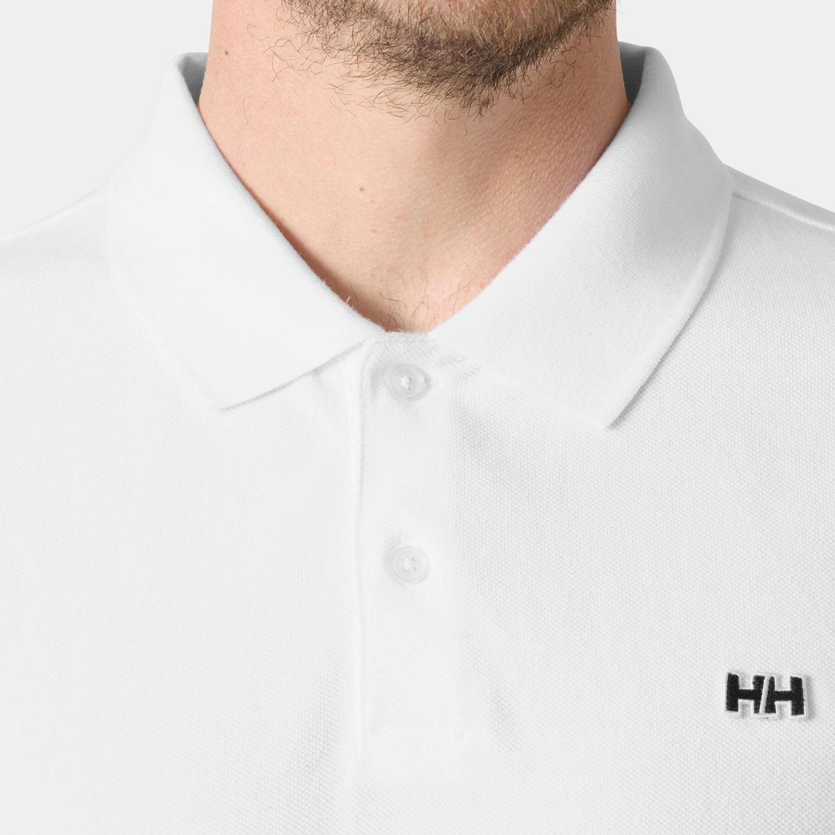 HUDSON POLO, WHITE, XXL