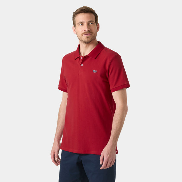 HUDSON POLO, RED, XXL