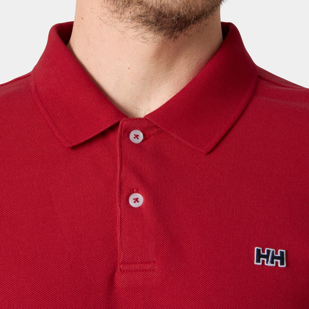 HUDSON POLO, RED, XXL