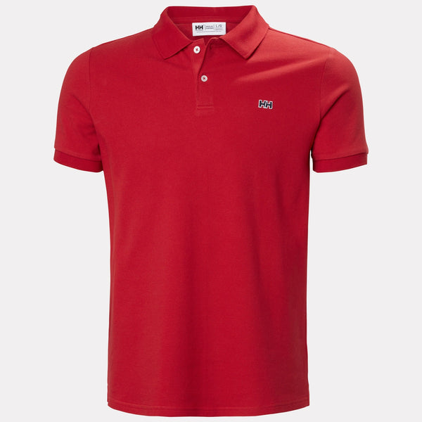HUDSON POLO, RED, XXL