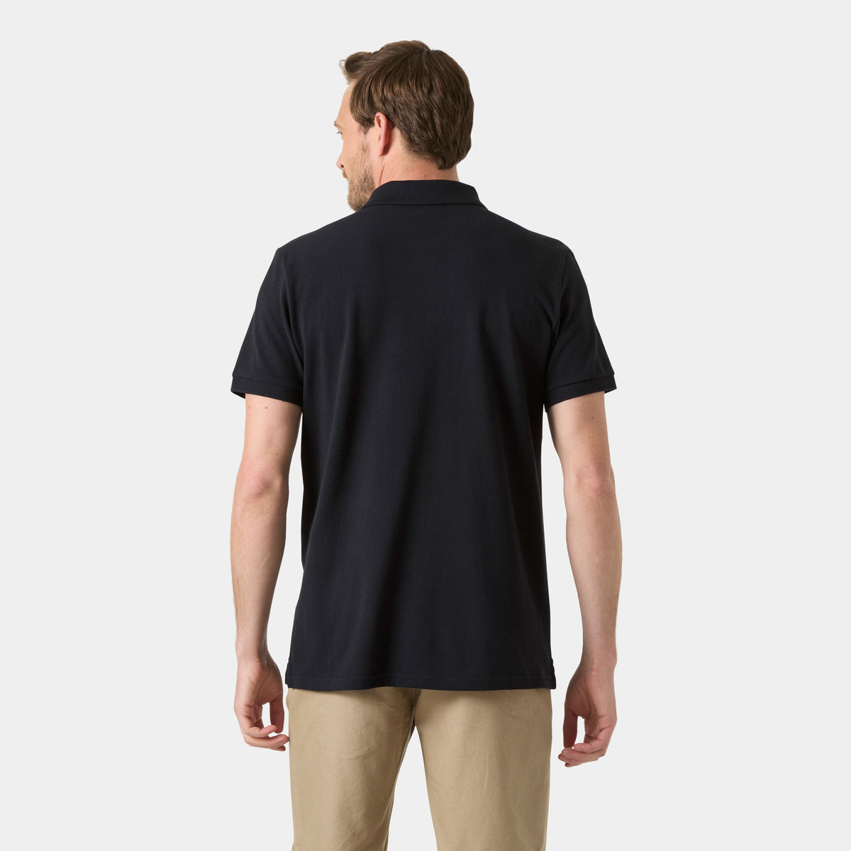 HUDSON POLO, BLACK, XXL