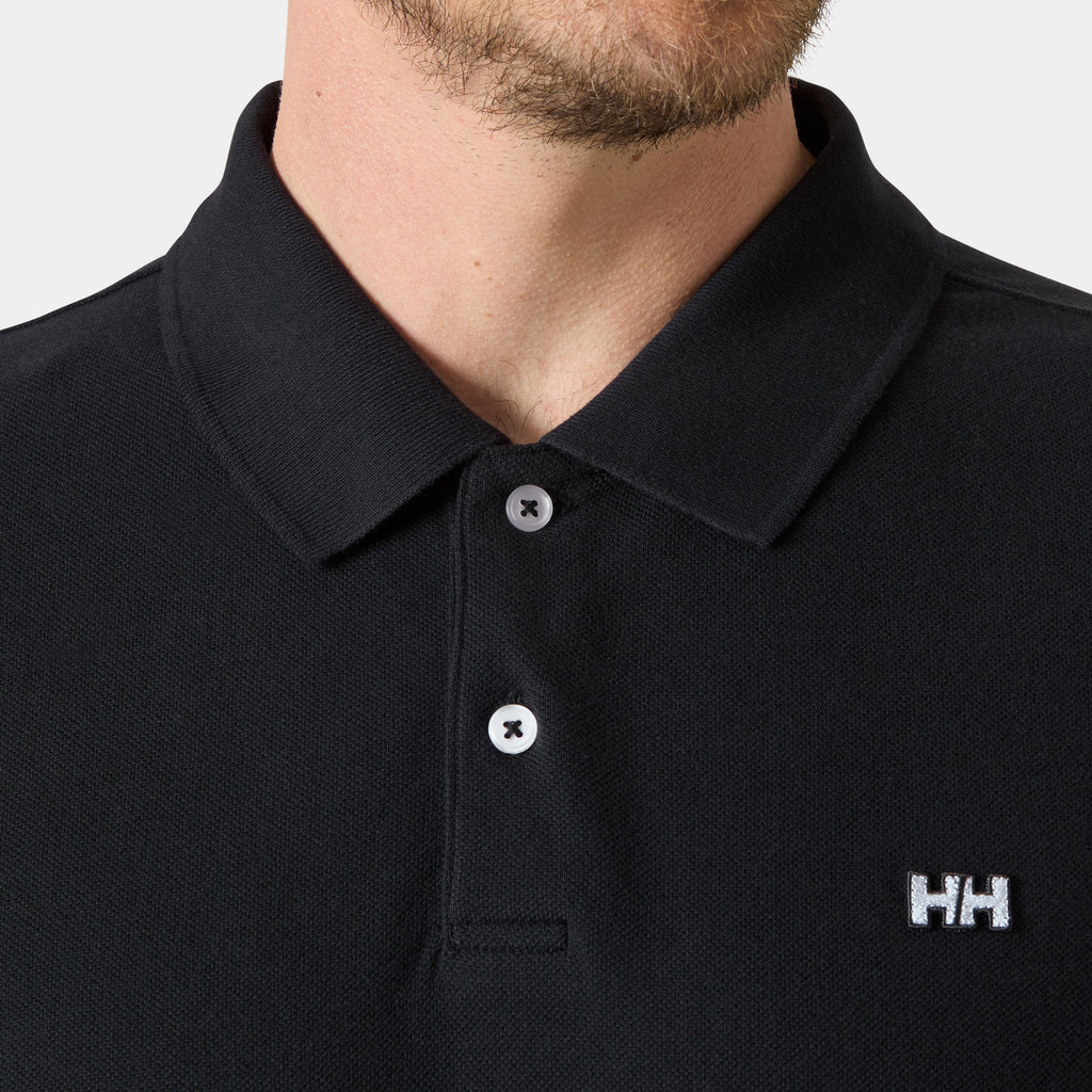 HUDSON POLO, BLACK, XXL