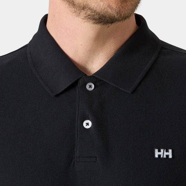 HUDSON POLO, BLACK, XXL