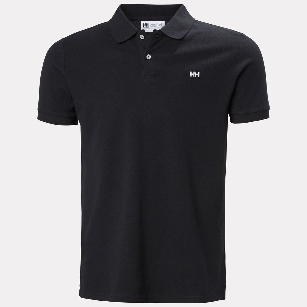 HUDSON POLO, BLACK, XXL