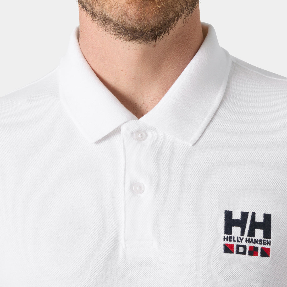 TOULON GRAPHIC POLO, WHITE, S
