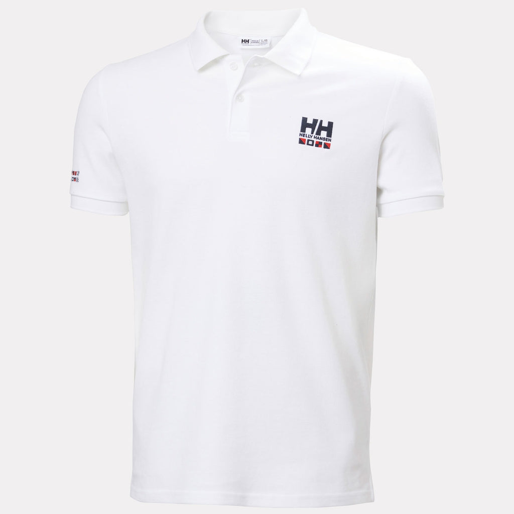TOULON GRAPHIC POLO, WHITE, S