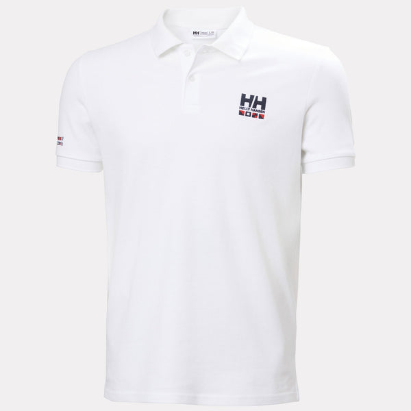 TOULON GRAPHIC POLO, WHITE, S