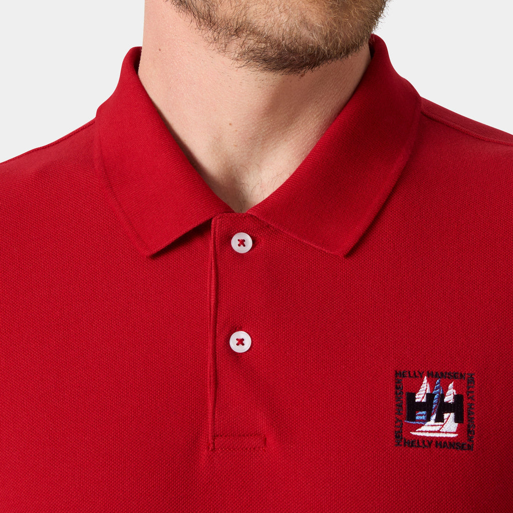 TOULON GRAPHIC POLO, RED, L