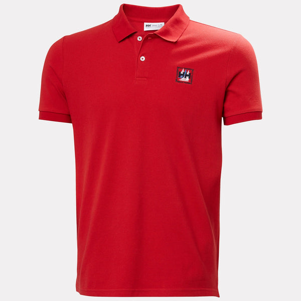 TOULON GRAPHIC POLO, RED, L