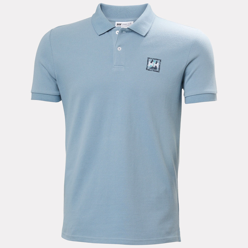 TOULON GRAPHIC POLO, WINDY BLUE, S