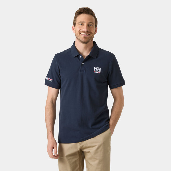 TOULON GRAPHIC POLO, NAVY, M