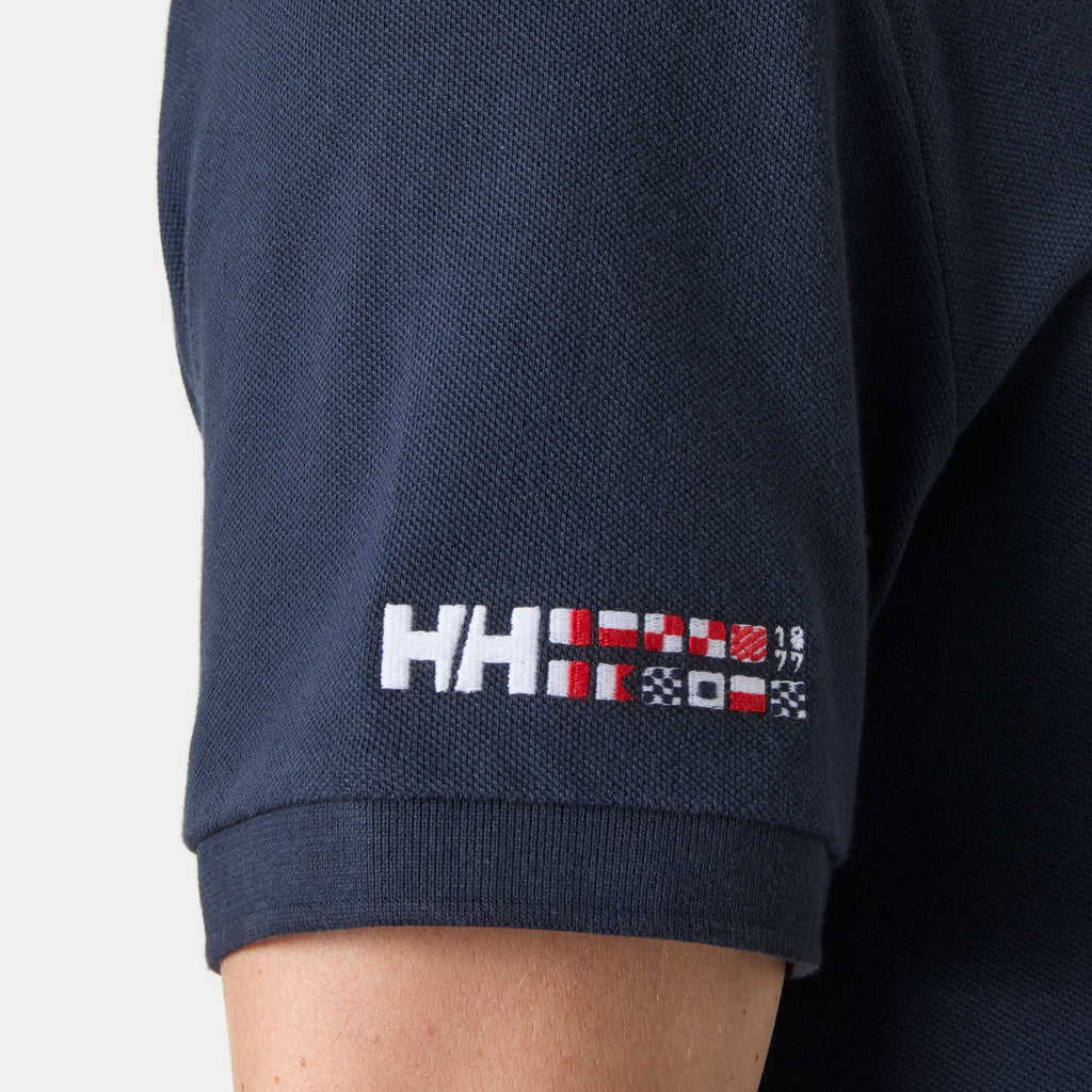 TOULON GRAPHIC POLO, NAVY, M