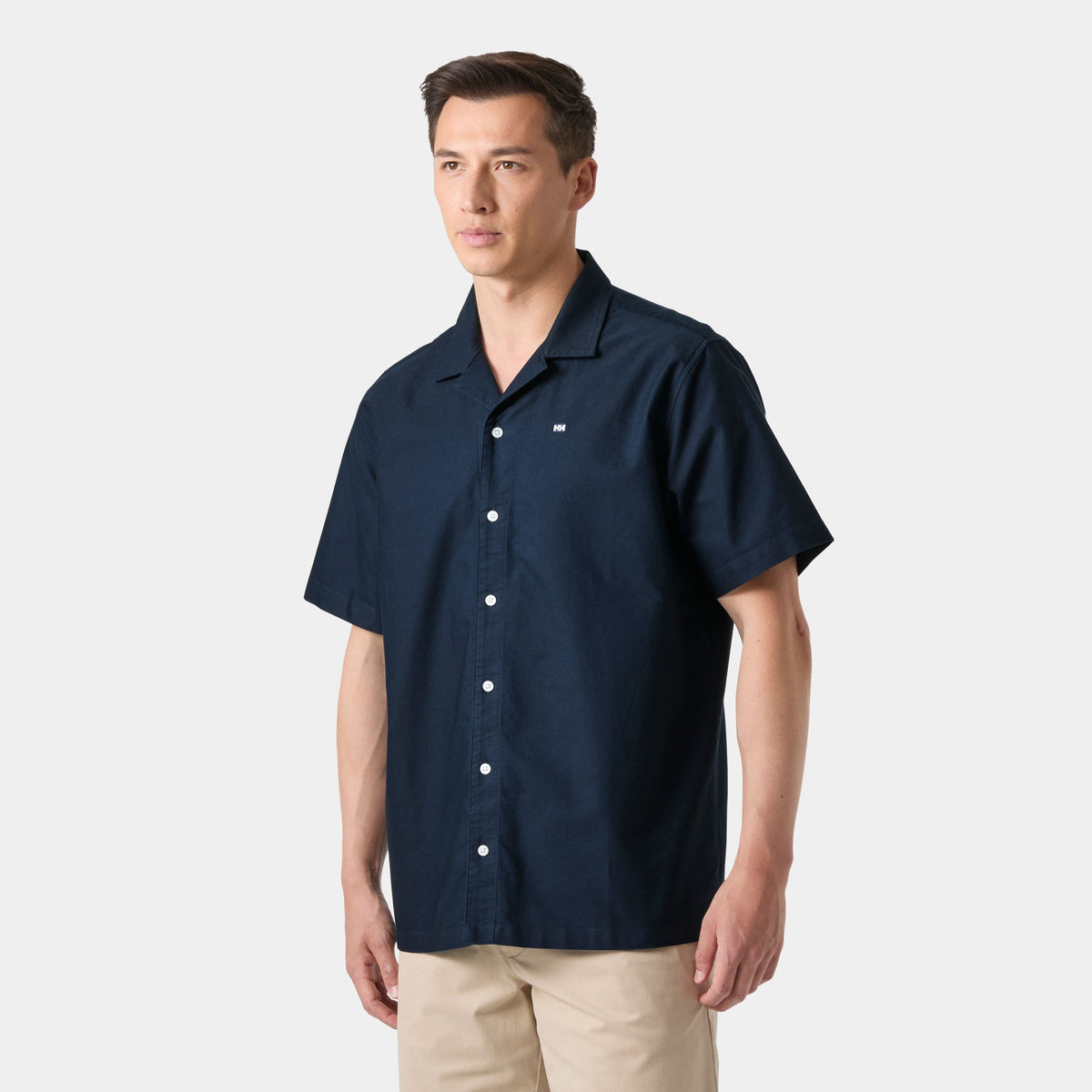 SHORE SS SHIRT, NAVY, XXL