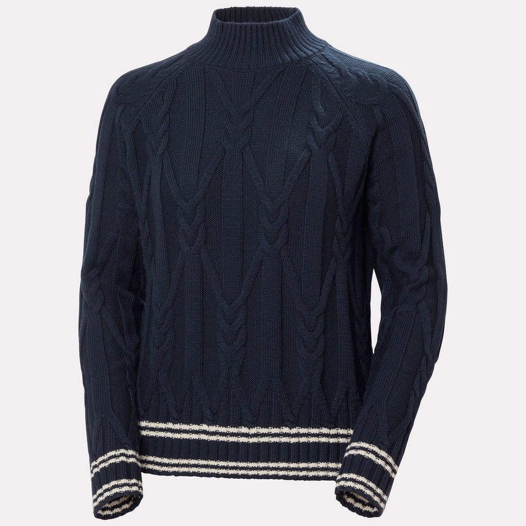 W POSITANO KNIT SWEATER, NAVY, L