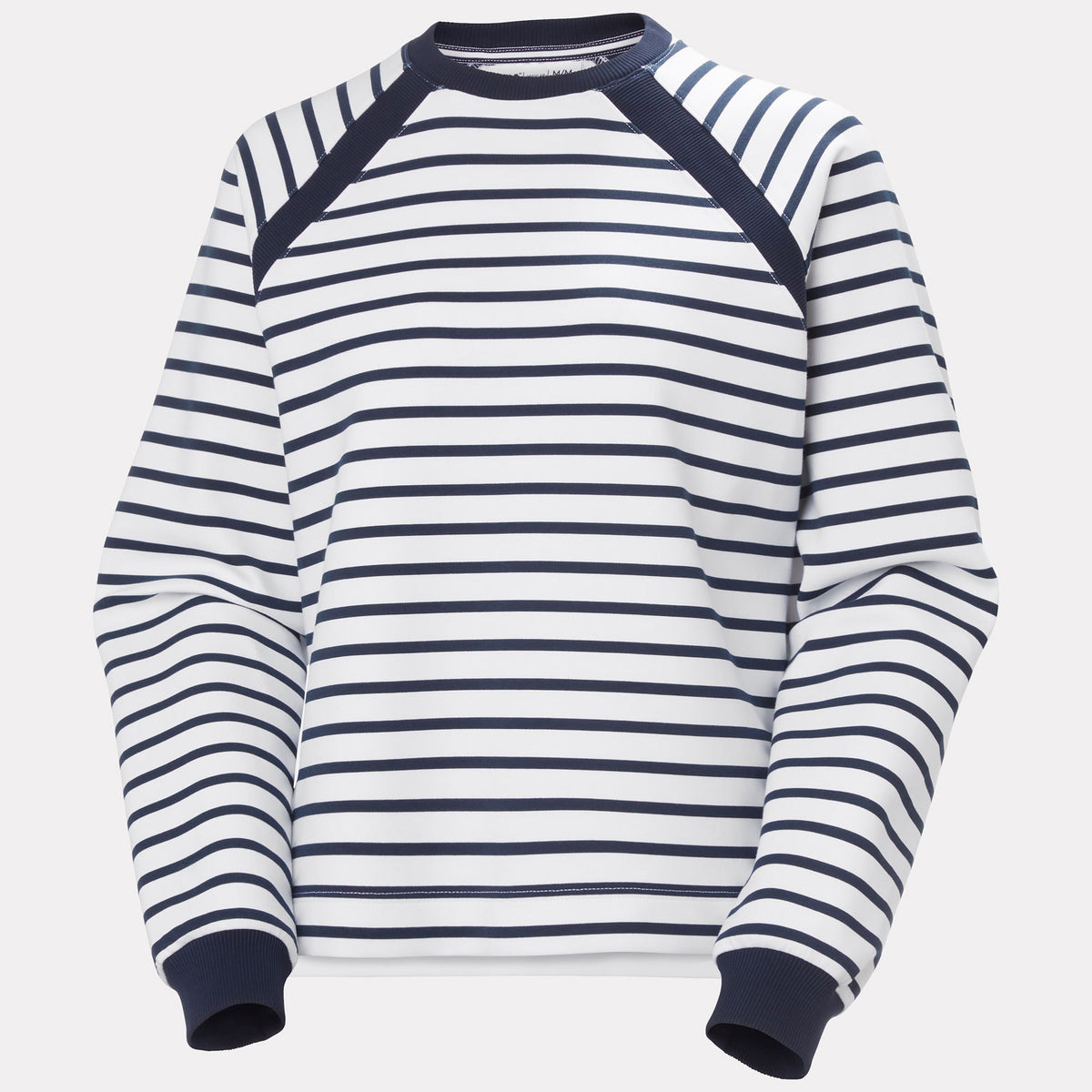 W CAPRI SWEATSHIRT, WHITE NAVY, S