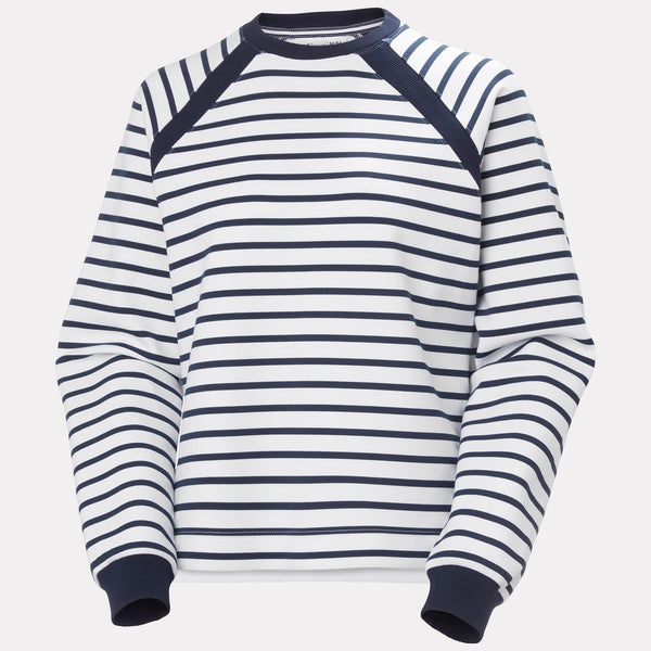 W CAPRI SWEATSHIRT, WHITE NAVY, S