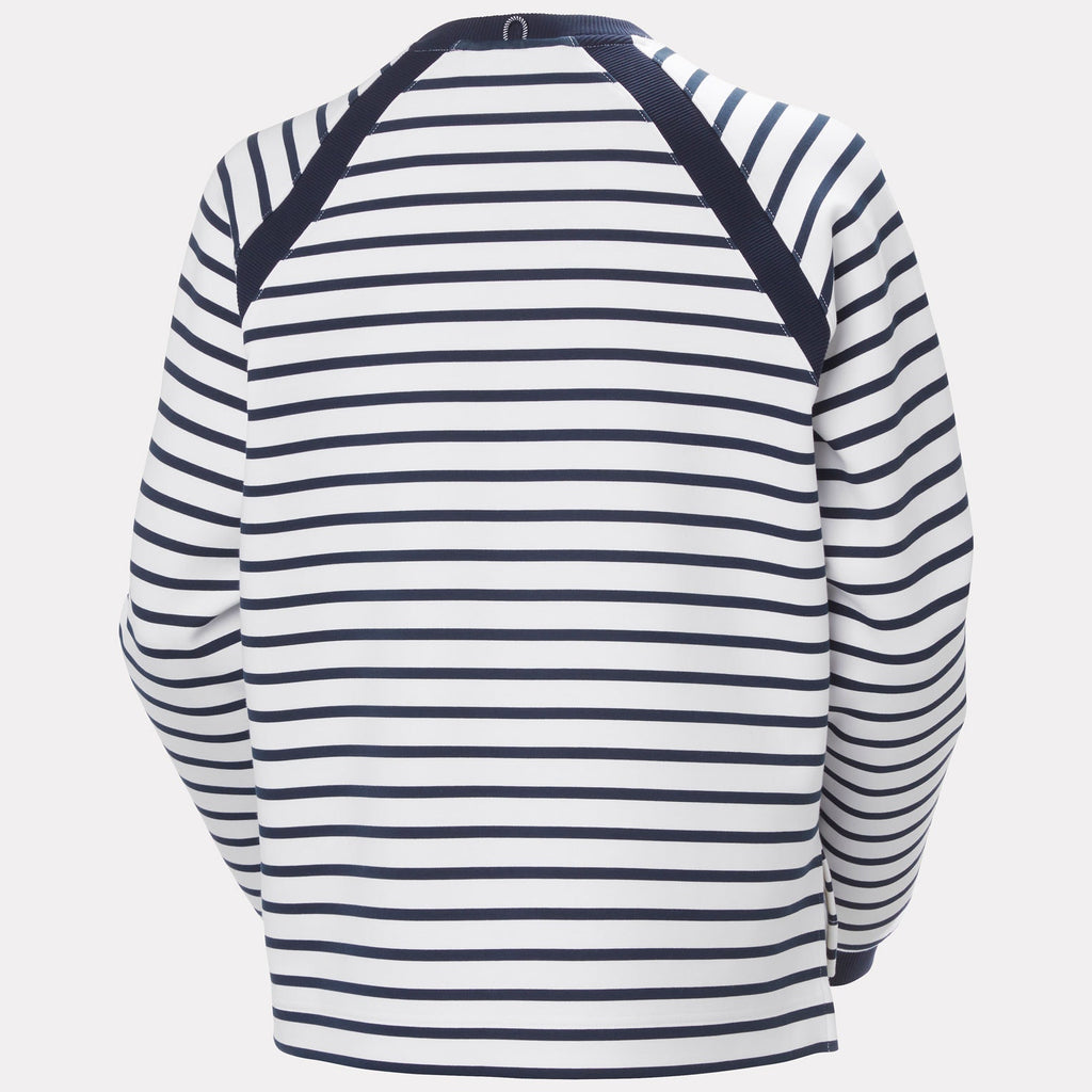 W CAPRI SWEATSHIRT, WHITE NAVY, S