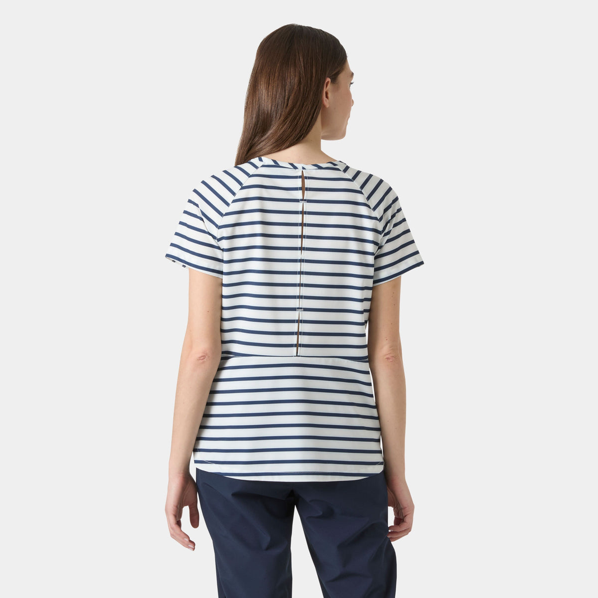 W THALIA TSHIRT, WHITE NAVY, S
