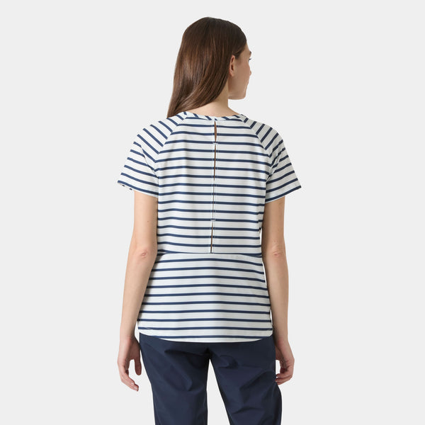 W THALIA TSHIRT, WHITE NAVY, S