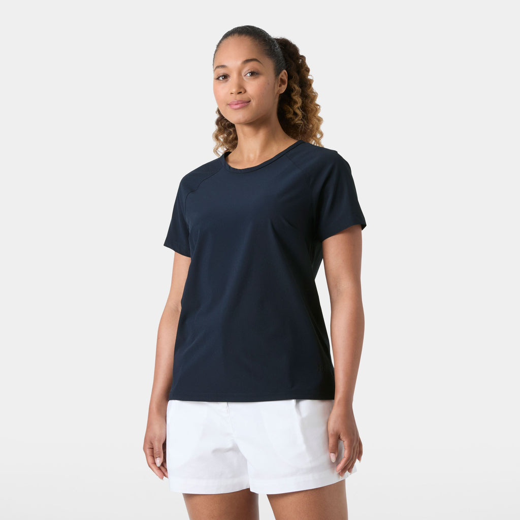 W THALIA TSHIRT, NAVY, S