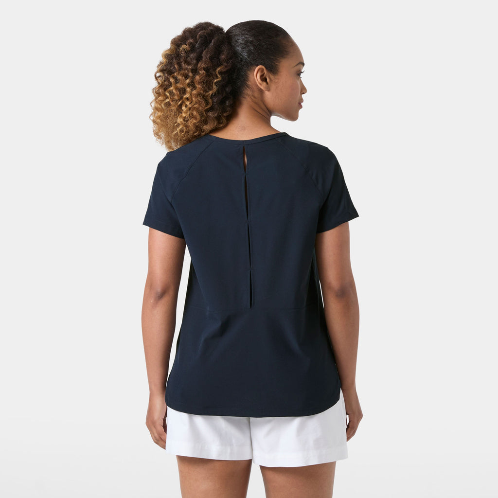 W THALIA TSHIRT, NAVY, S