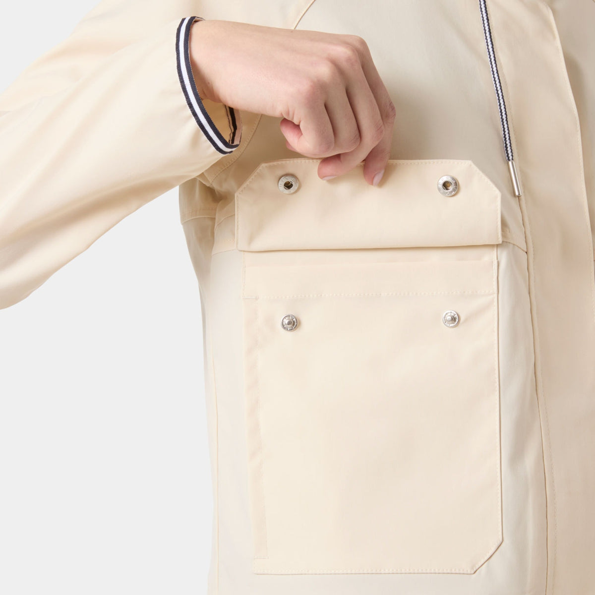 W POSITANO LIGHT JACKET, CREAM, XL