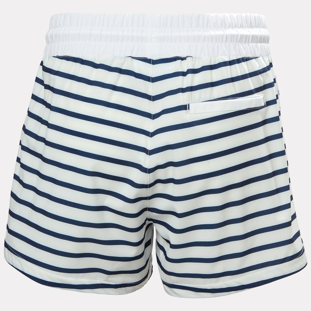 W THALIA SHORTS 4", WHITE NAVY, L