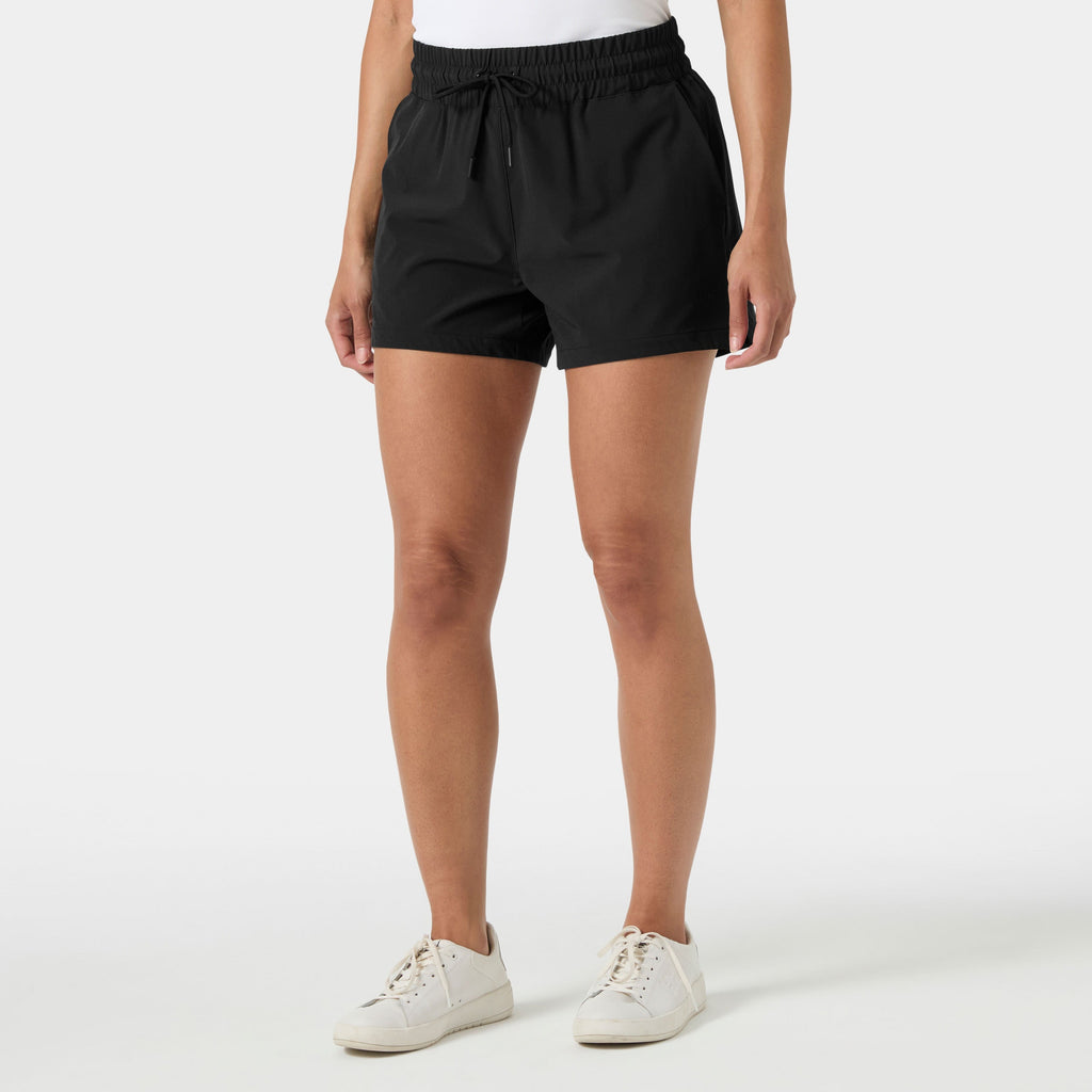 W THALIA SHORTS 4", BLACK, L
