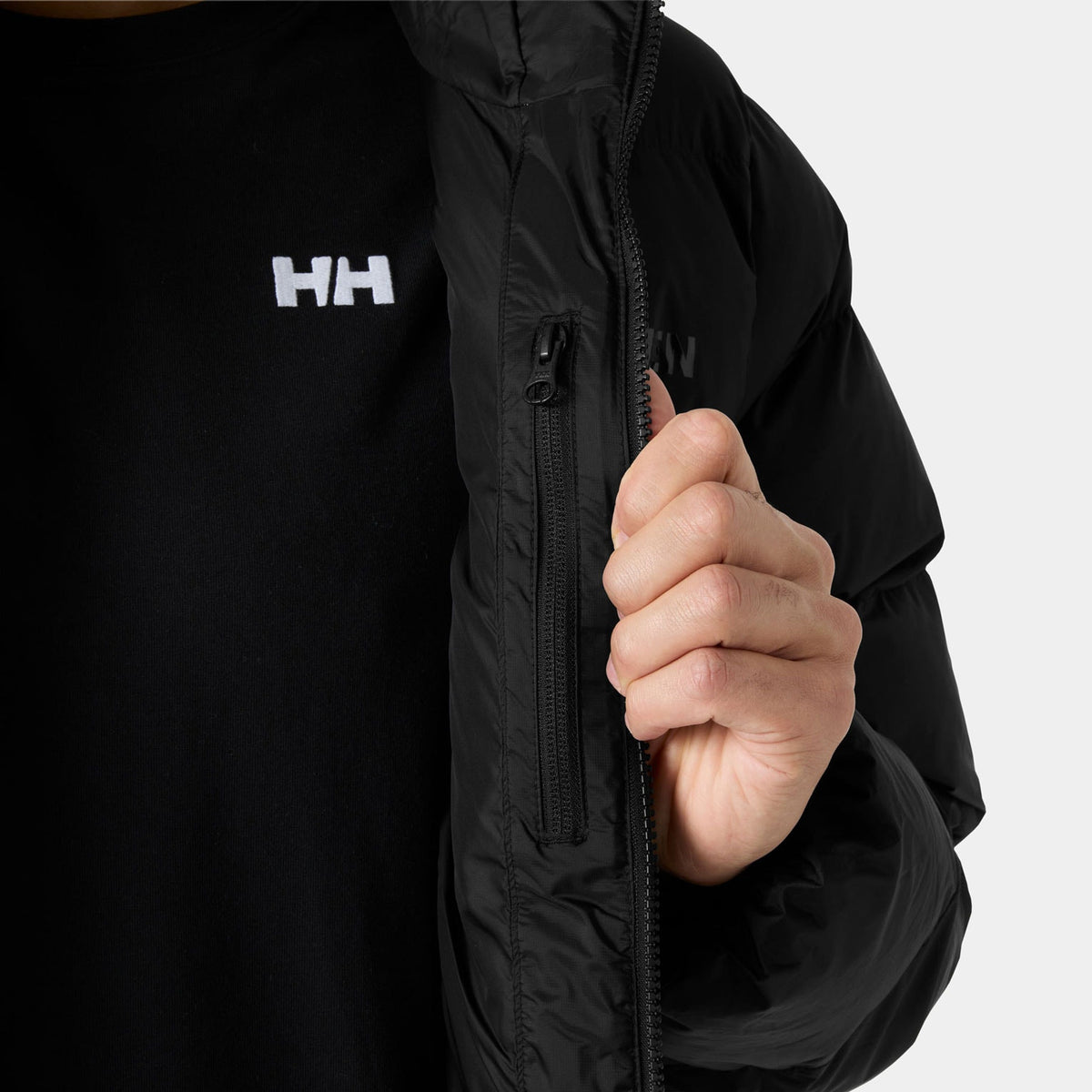 STRIDE PUFFY PARKA, BLACK, XXL