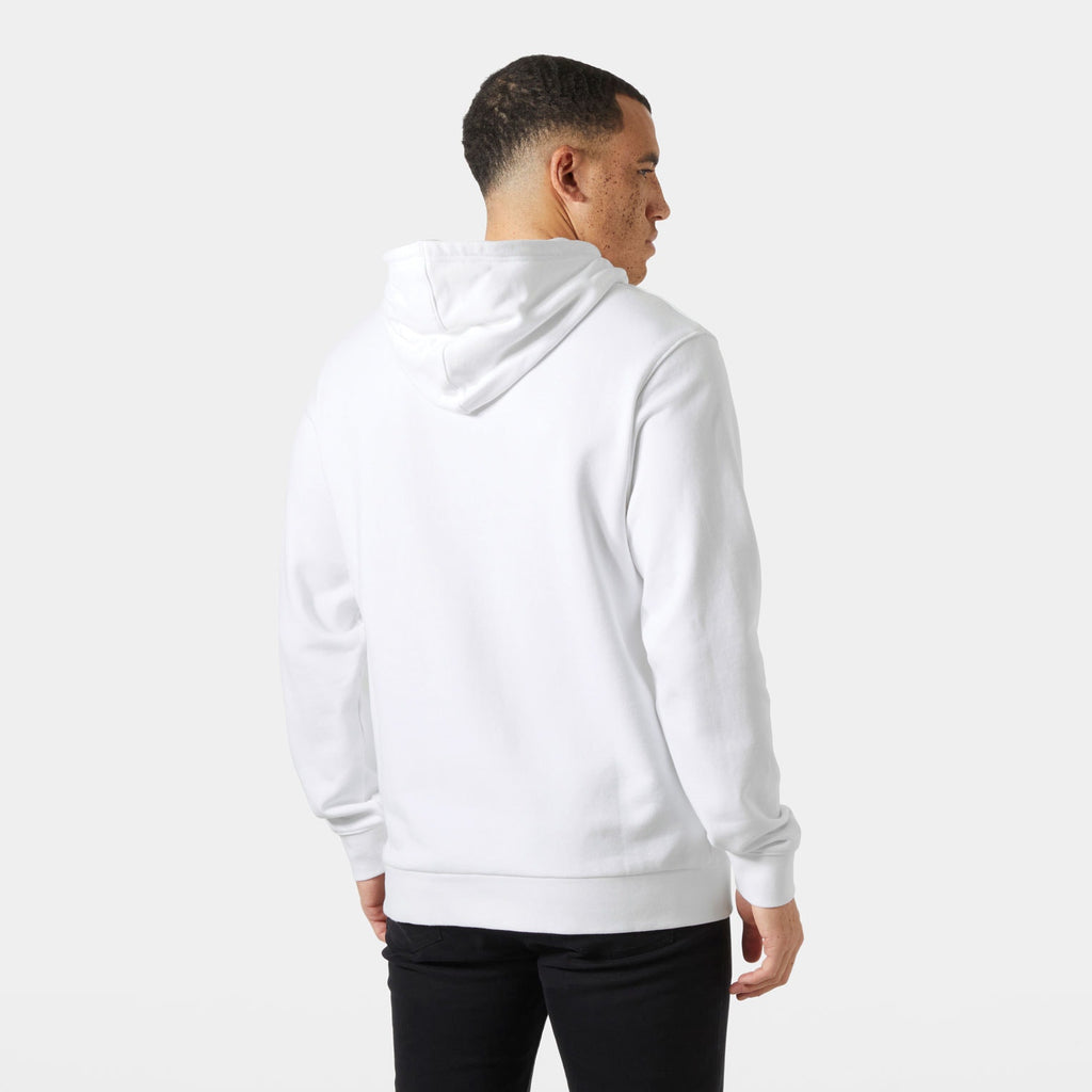 HH LOGO HOODIE, WHITE, XXL