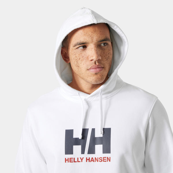 HH LOGO HOODIE, WHITE, XXL