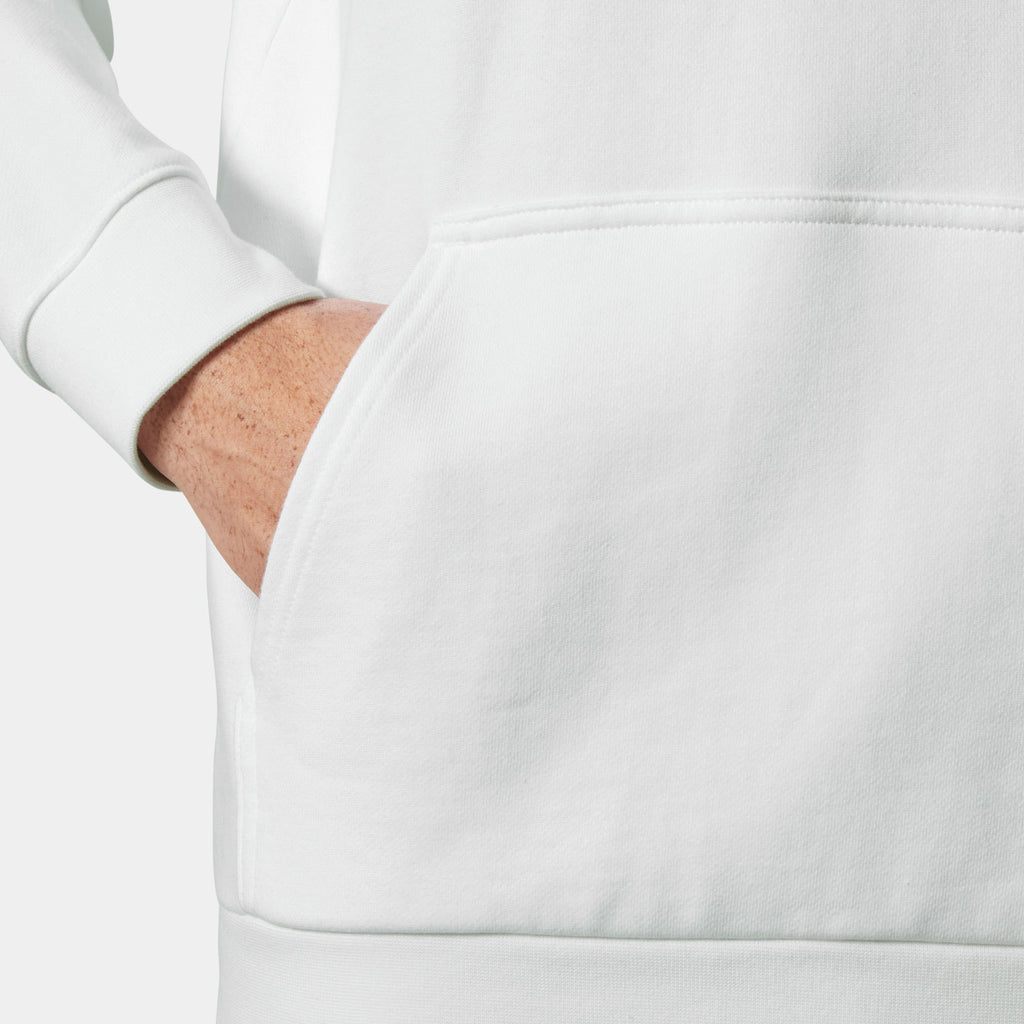 HH LOGO HOODIE, WHITE, XXL