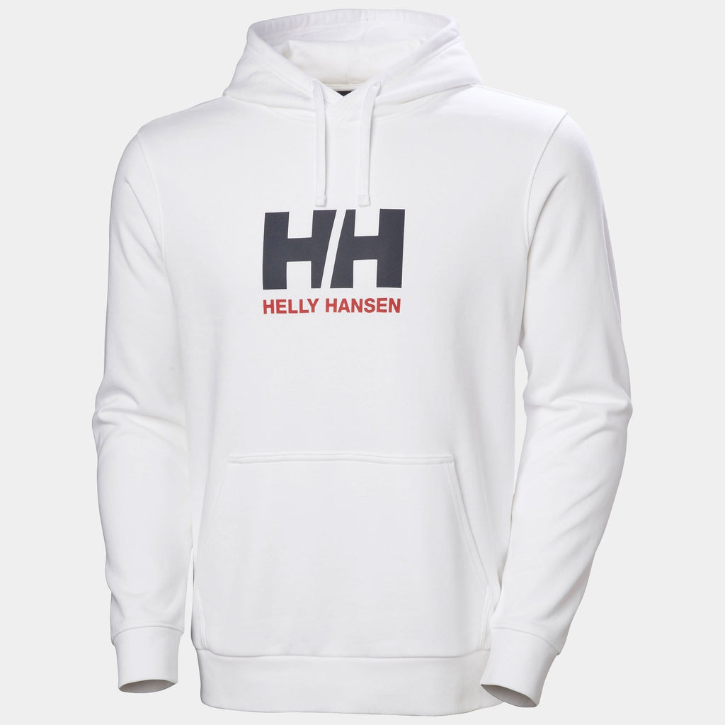 HH LOGO HOODIE, WHITE, XXL