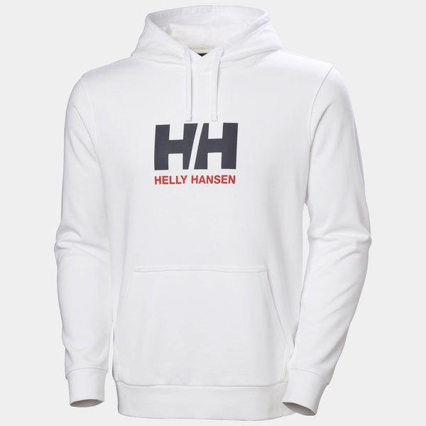 HH LOGO HOODIE, WHITE, XXL