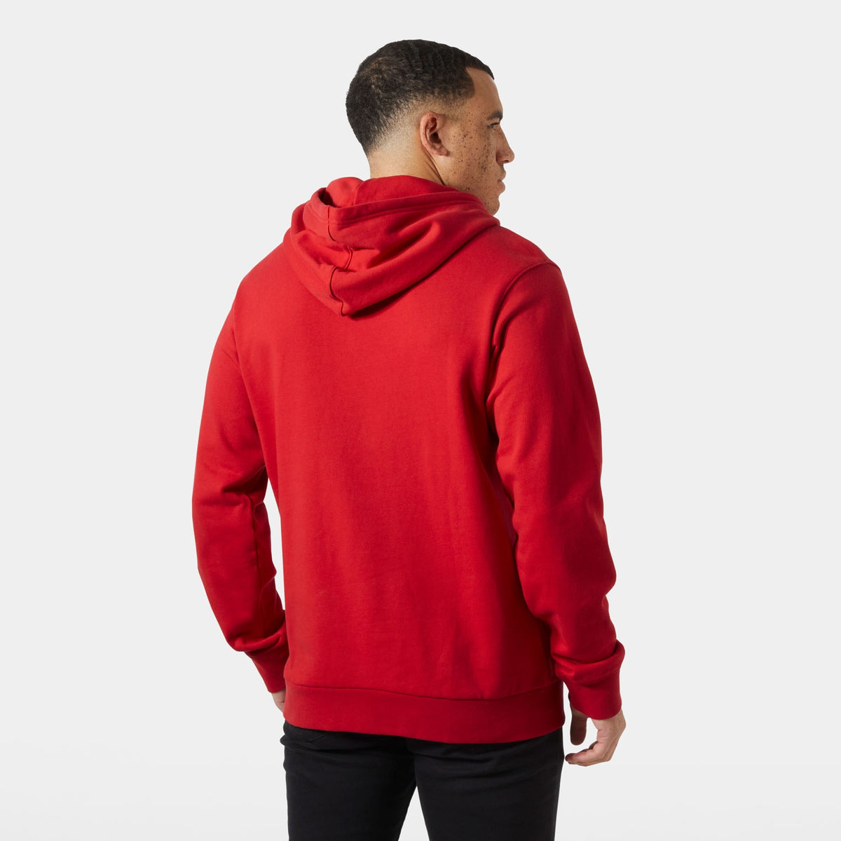 HH LOGO HOODIE 30, RED, XXL