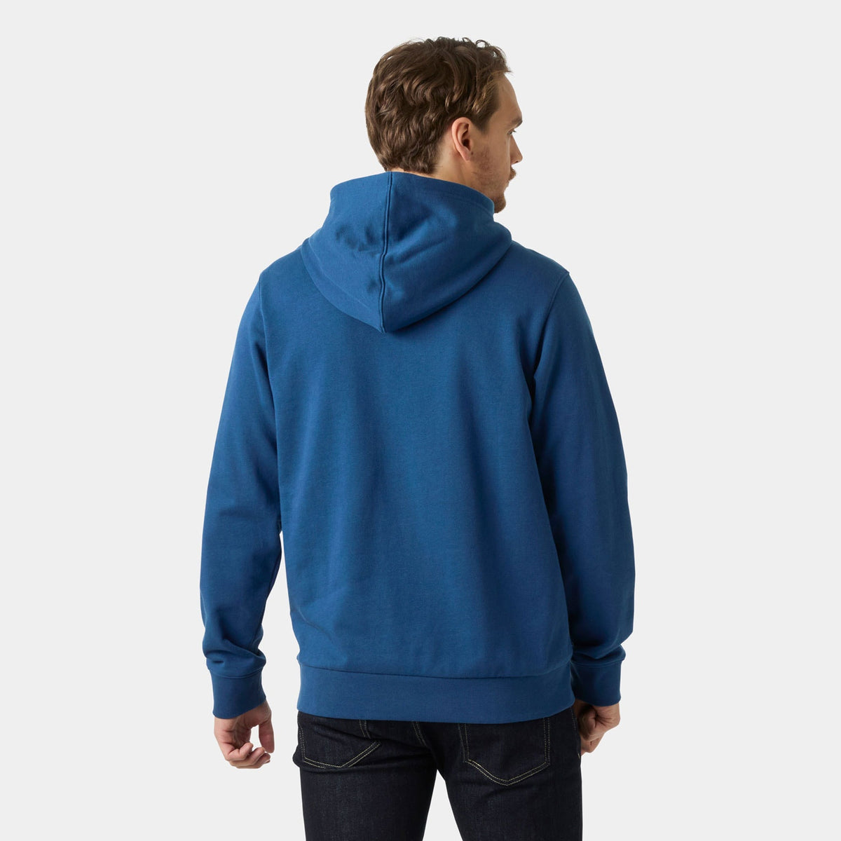 HH LOGO HOODIE, DARK BLUE, XXL