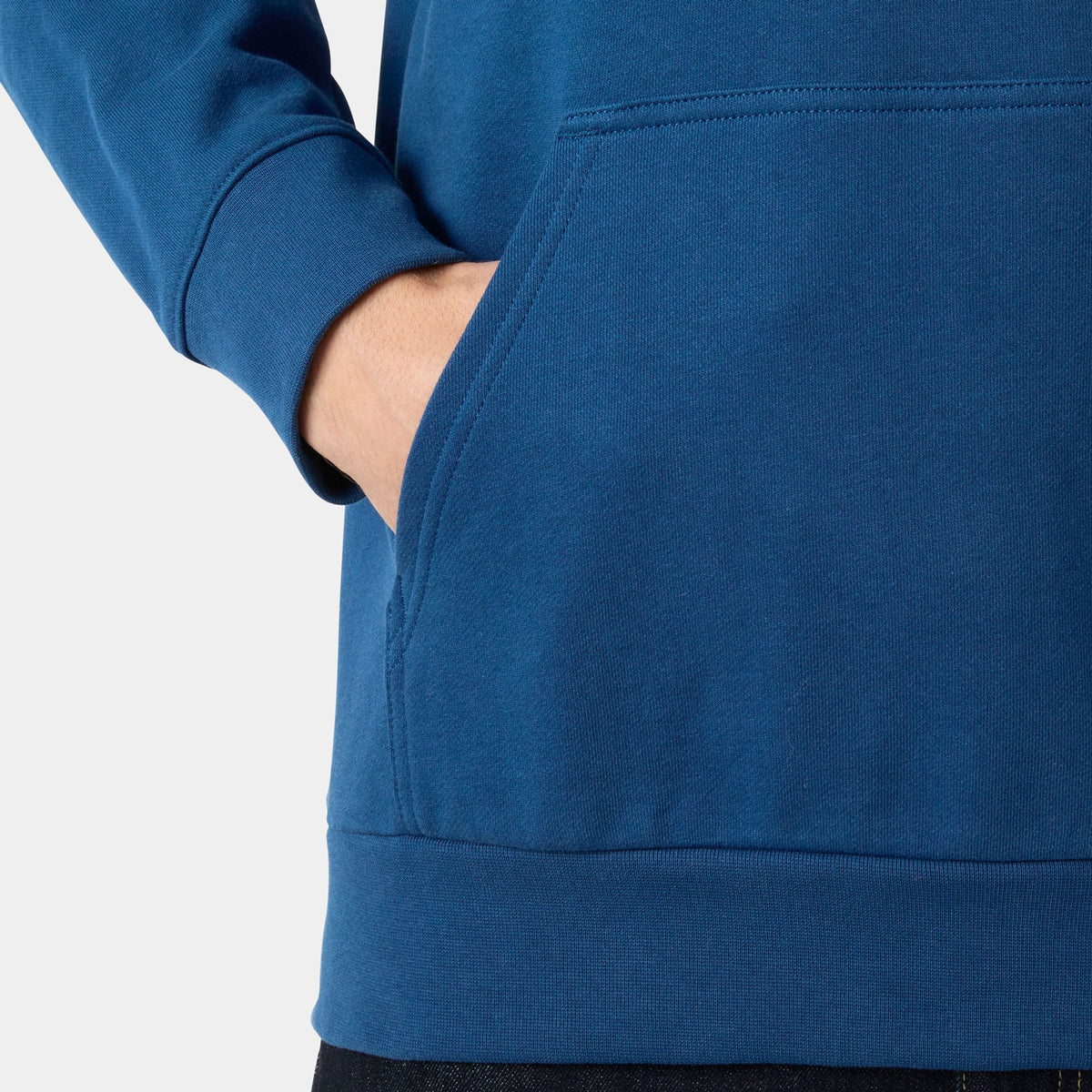 HH LOGO HOODIE, DARK BLUE, XXL