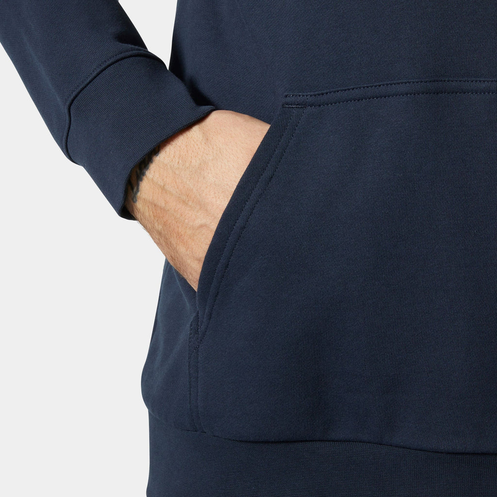 HH LOGO HOODIE, NAVY, XXL