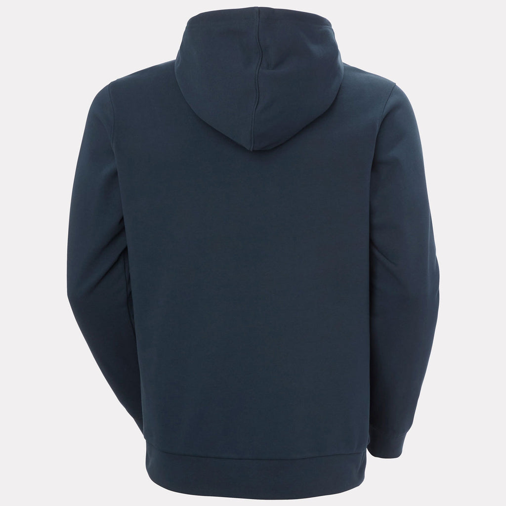 HH LOGO HOODIE, NAVY, L