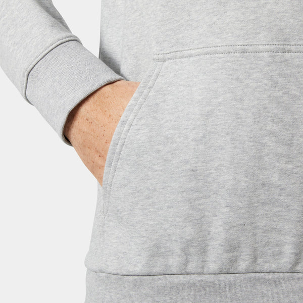 HH LOGO HOODIE, GREY MELANG, XXL