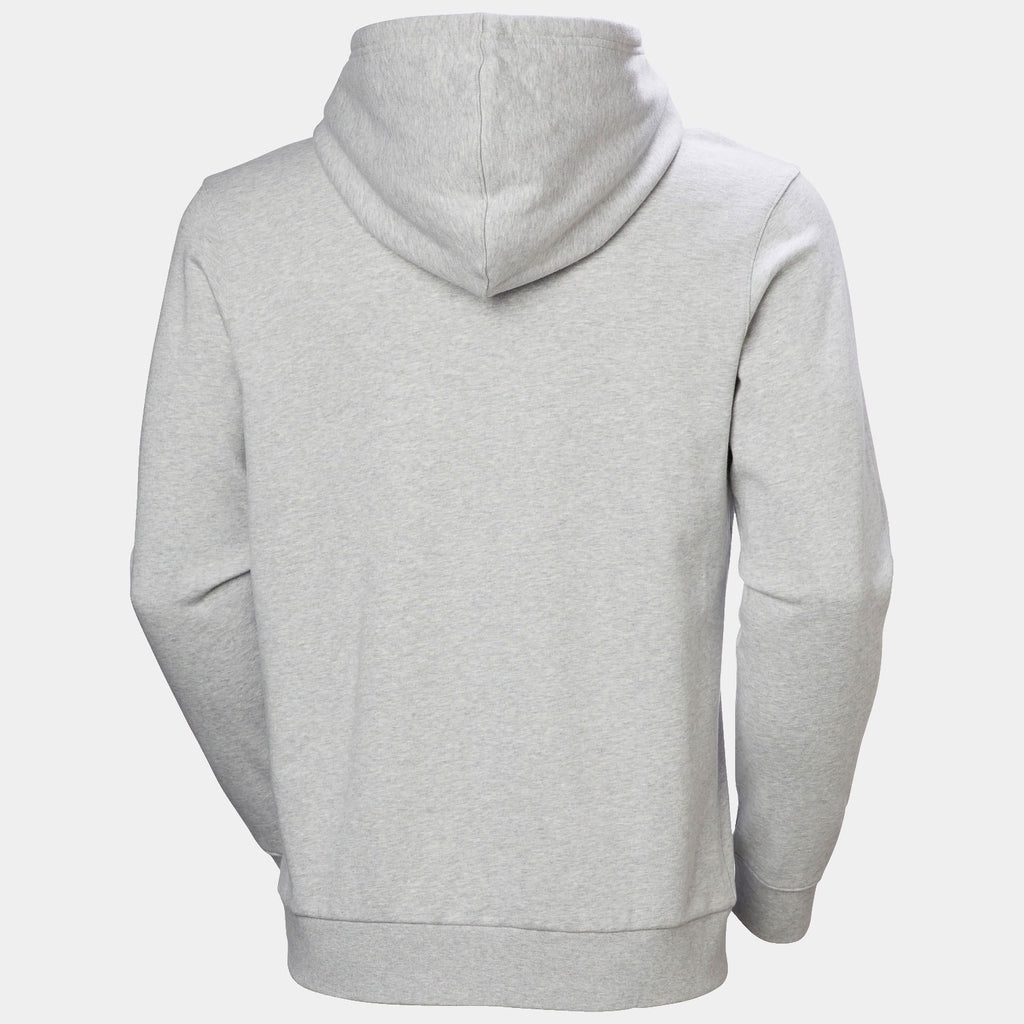 HH LOGO HOODIE, GREY MELANG, XXL