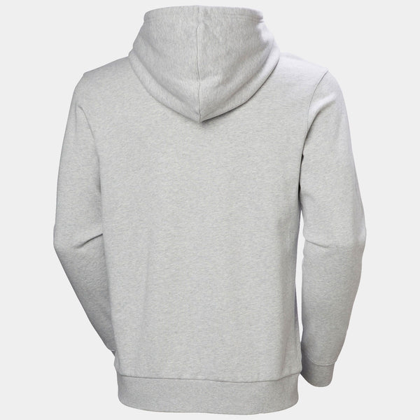 HH LOGO HOODIE, GREY MELANG, XXL