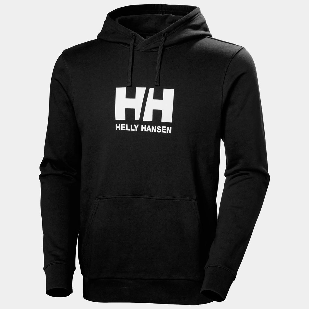 HH LOGO HOODIE, BLACK, XXL