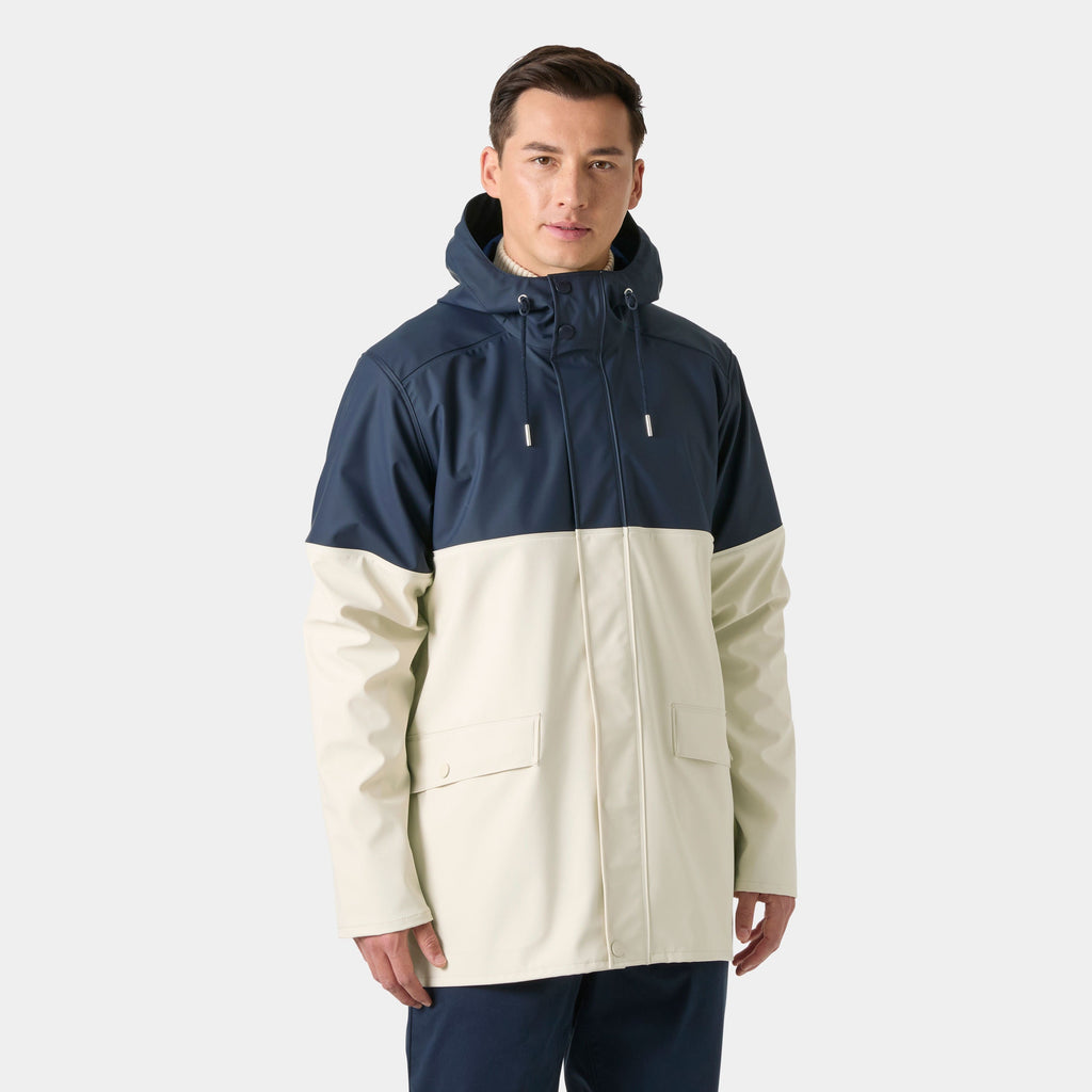 MOSS BLOCK COAT, CREAM, XL