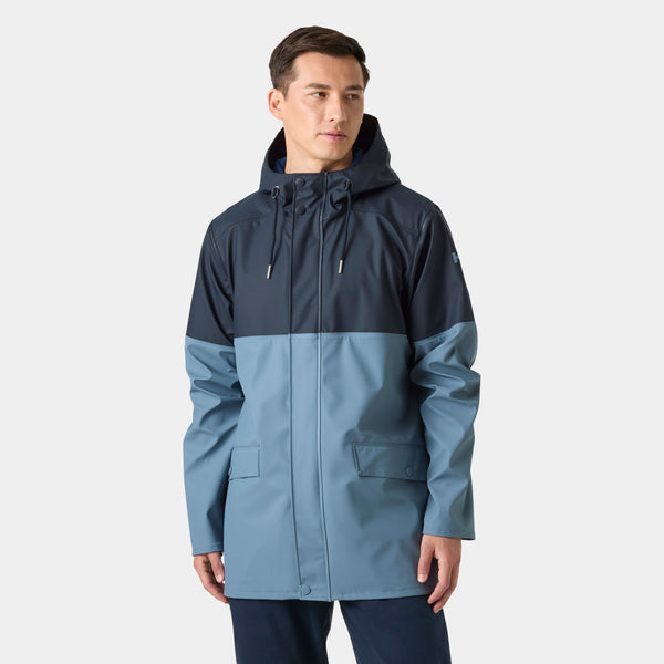 MOSS BLOCK COAT, WASHED NAVY, XXL
