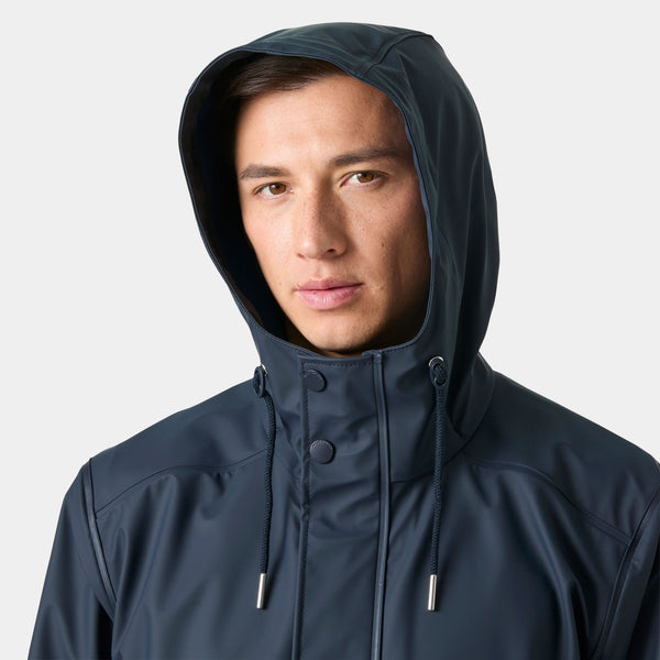 MOSS BLOCK COAT, WASHED NAVY, XXL
