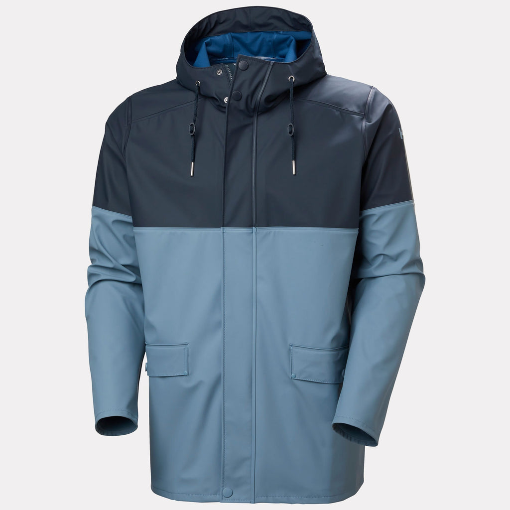 MOSS BLOCK COAT, WASHED NAVY, XXL