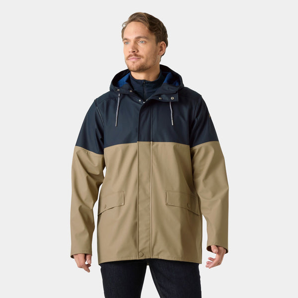 MOSS BLOCK COAT, PEBBLE, XXL