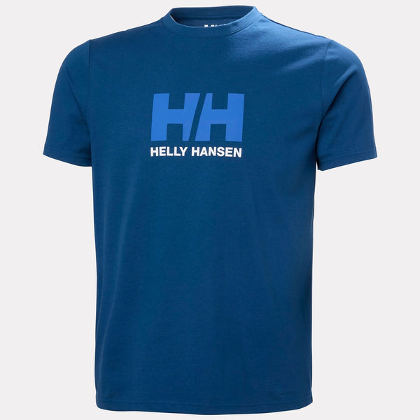 HH LOGO TSHIRT 30, DARK BLUE, XXL