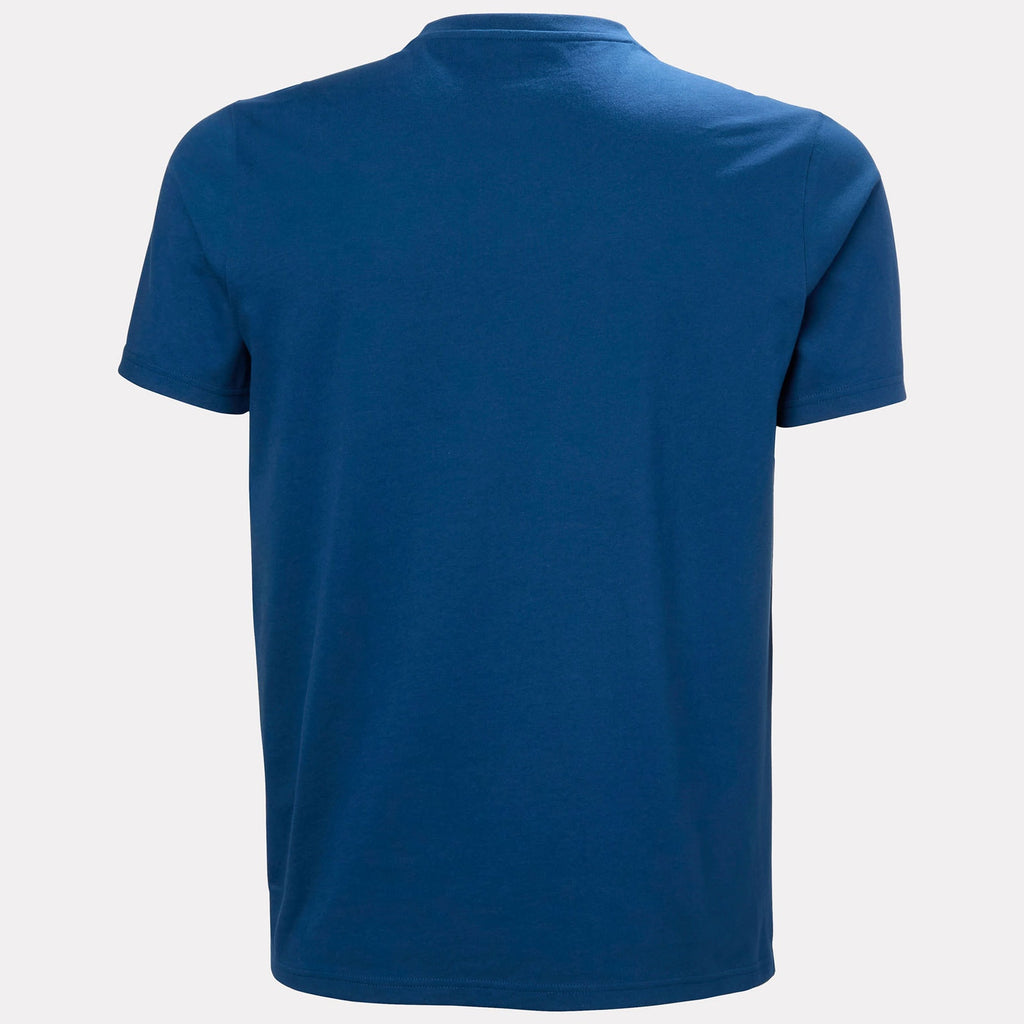 HH LOGO TSHIRT 30, DARK BLUE, XXL